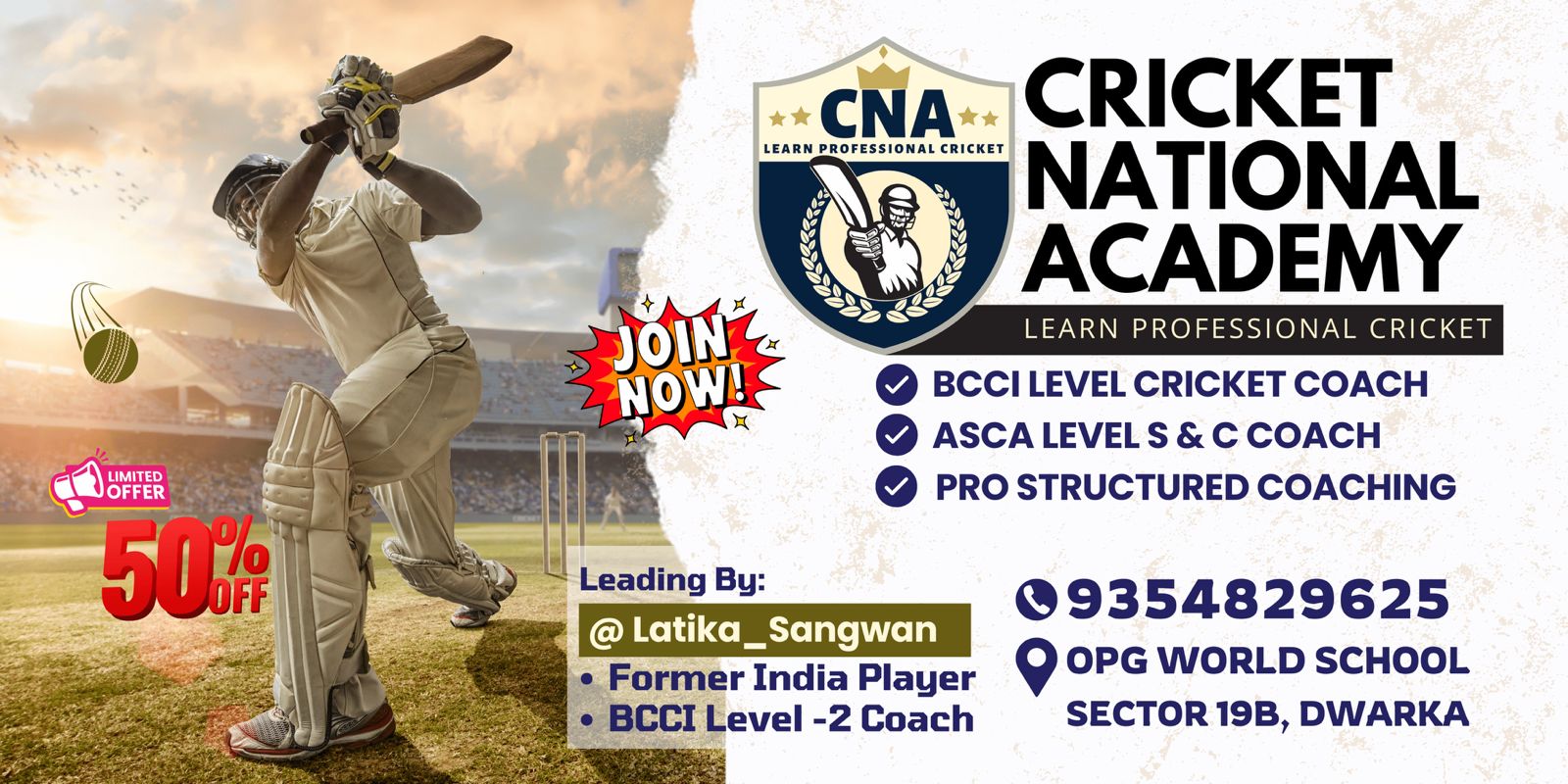 Cricket Player Batting