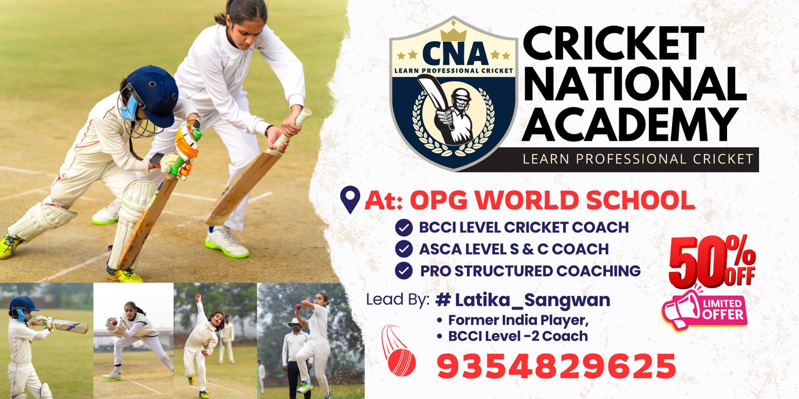 Cricket Player Batting